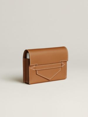 HERMES スエード製ケース 小物入れ Lord Pocket poker deck case - Brown | Hermès USA